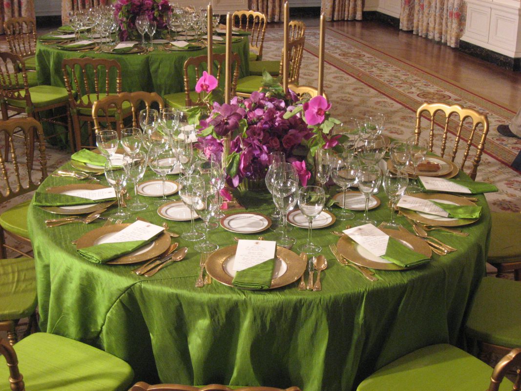 Satin Round Table covers