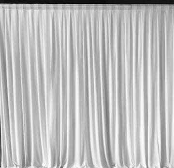 Plain Satin Backdrop - Silver image