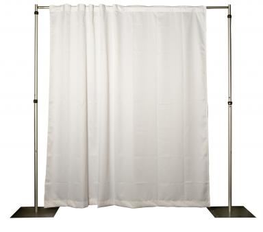 Large Backdrop Set - 3 piece adjustable uprights 8" x 20" - adjustable crossbar 8" x 14" - black base plates 10 mm image 0