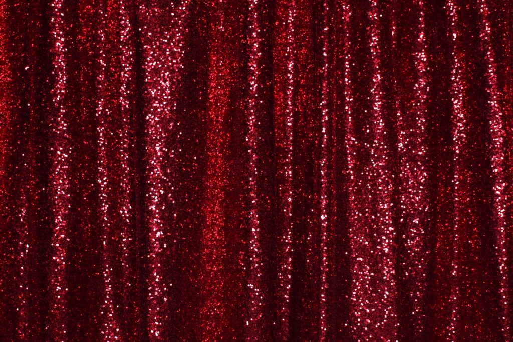 Sequinned Backdrop - Red image