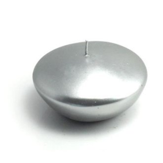 Metallic candles - Silver image 0