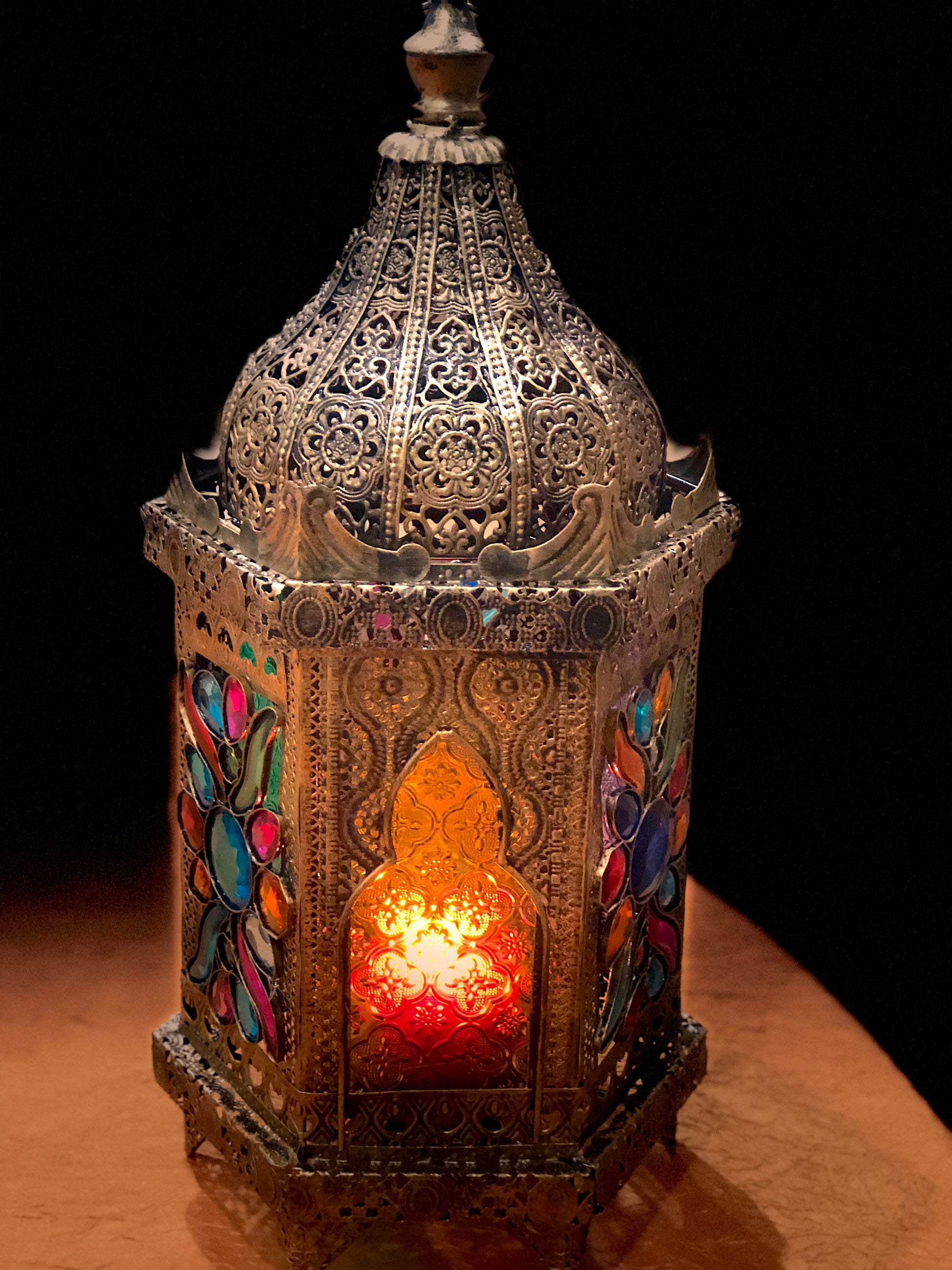 Brass Fusion Style Moroccans Lamps(Pack of 4) image 0