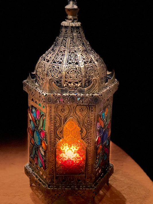 Brass Fusion Style Moroccans Lamps(Pack of 4) image 0