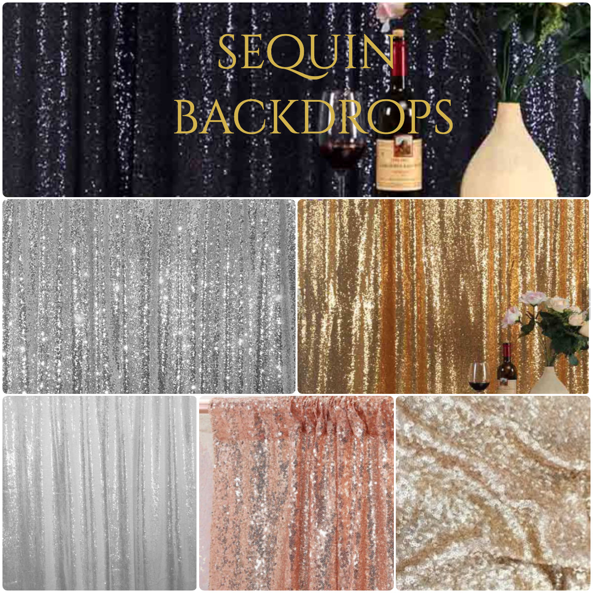 Sequinned Backdrop image 0