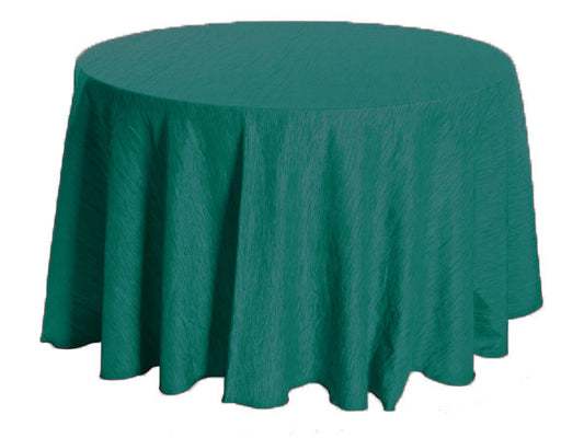 Crinkle Taffeta Table Covers - Emerald Green image